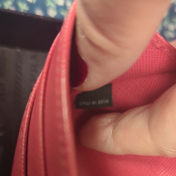 Prada Pink Saffiano Leather Wallet - Picture 8 of 16